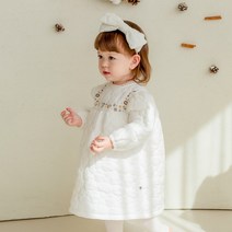 [해피프린스]로안나 누빔 아기 원피스