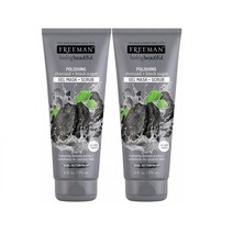 Freeman 프리맨 페이셜 젤 마스크 차콜 블랙 슈가 175ml 2개, 1개, 1개