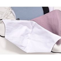 마메든 3중차단 빨아쓰는 천마스크 린넨+부직포필터내장+면안감/간절기마스크, 린넨 3중 마스크-블랙