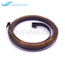 마린 보트 모터 5040301 Evinrude Johnson OMC BRP 9.8HP 4 스트로크 선외기 엔진 용 스타터 스프링, 한개옵션0