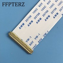 2pcs I-PEX 20453-040 FFC FPC 유연한 플랫 리본 케이블 40 핀 0.5mm 피치 EDP 패널 동일 방향, [04] 200mm