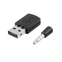 USB 어댑터 블루투스 호환 송신기 PS5 플레이 스테이션 5 4.0 헤드셋 수신기 PS4 헤드폰 동글 게임, [01] Black, 01 Black