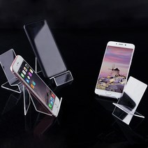 X형 휴대폰 매장 스마트폰 전시 투명 아크릴 받침대 전시대 디스플레이 스탠드 거치대 랙, B N형