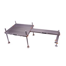 수상좌대 확장 접지좌대 평상 자립형 낚시터 민물, 100x80cm 다리 길이 1.3m