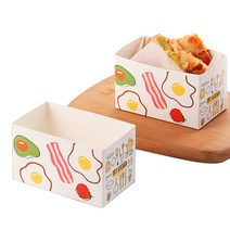 샌드위치 케이스 햄버거 포장 토스트 케이스 치즈 핫도그 케이스, T-01, 50개
