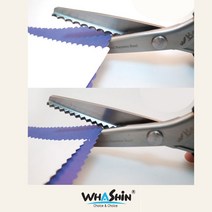 화신 핑킹가위 톱니 물결 / 핀킹 재단 원단, 1, 077 원단 핑킹가위