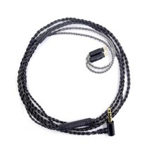 Shure SE215 Sennheiser IE80S 용 마이크 오디오 케이블 교체가있는 3.5mm 이어폰 테크니카 A2DC/LS70/IM50, 04 E
