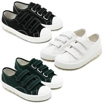 마리오탈라리코 캔버스 러버솔 통굽 벨크로스니커즈 3.5cm굽 여성스니커즈 통굽운동화 캔버스화