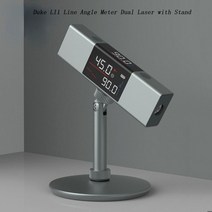 레이저 거리 측정기 duka li1 각도기 각도 측정 실시간 각도계 눈금자 type-c, 2-레이저 추가 브래킷