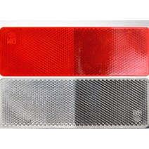 차량 뒷면 후면 붙이는 안전 반사판 2pX 2개 반사튜닝 고휘도반사테이프 빛반사테이프 안전반사테이프