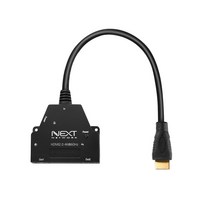 NEXT 402SPC4K60 리얼4K HDMI2.0 1대2분배기 스플리터 4K60Hz PS4 PRO HDCP 3D 피그테일, 1개