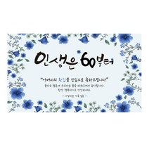 환갑현수막 아빠가갑이다 엄마 A-01 인생은60부터 파티, F-02