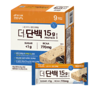 빙그레 tft 더단백 마일드바 아몬드쿠키 9p, 10개, 10개