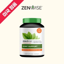 Zenwise 젠 와이즈 조인트 서포트 땡와이즈 고약사 180정 2개월분/글루코사민 콘드로이친 MSM 미국정품 직구