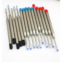 10 개/몫 (검정) 볼펜 리필 디자인 펜 막대/도매 가격 럭셔리 금속 젤, 10 pcs Red
