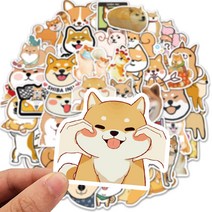 강아지스티커 시바견 허스키 웰시코기 말티즈 퍼그 세퍼드 동물캐릭터 다꾸 폰꾸 인스 도무송