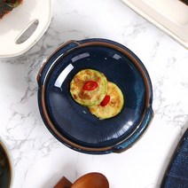 한국 여주도자기 양날개 원형 찬기, 민트, 1개