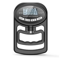 악력측정기 265 Lbs / 120Kgs Hand Dynamometer Grip Strength Trainer-Electronic Tester, 01 Black