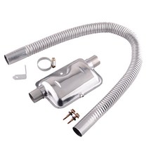 60/150/200CM 자동차 주차 히터 Webasto / Diesel Heater 용 Dometic Eberspacher 스테인레스 스틸 배기 머, 02 150cm