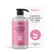 파파야플러스 친환경 여성 속옷 세제 500ml 일반 드럼 세탁기 겸용 세제, 1개, 1개