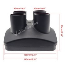 무시동히터 42607590mm 2kw5kw 공기 배출구 통풍구 커버 공기 디젤 주차 부품 자동차 트럭 버스 캐러밴 용 webasto 부품, 5kw 4 구멍 42mm