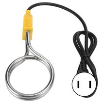 캠핑용온풍기 캠핑용히터 무선히터 600w1000w1200w1500w 순간 온수기 침수 전기 물 가열 보일러 주방 욕실 수영장, 1200w, 나는 플러그