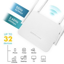 유심 와이파이 라우터 공유기 LT260A 1200Mbps 2.4G 및 5.8Ghz 듀얼 밴드 고속 CAT6 VPN 무선 3g 모뎀 4G W, 06 Africa Version_02 미국 플러그