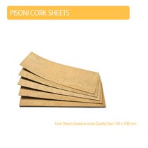 피조니 콜크시트 150 x 100 mm 1장 (색소폰 넥 콜크 클라리넷 조인트 키 밸런스 수리용), 0.4mm