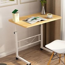 좁고긴 이동식 침대 테이블 베드 틈새 창가 폭좁은 미니 소파 높은 간이 슬림 사이드 선반, 멀티 테이블 小 아이보리(바퀴없음)