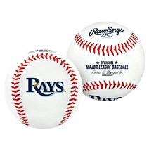 Rawlings MLB LA 다저스 야구공 화이트 바이오더, Tampa Bay Rays