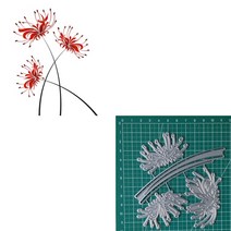 모양 틀 다이컷 붉은 꽃 꽃 장식 금속 절단 diy emboss 스텐실 스크랩북 카드 만들기, 841