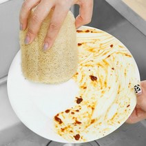 친환경 다용도 천연수세미 수새미 오이 섬유질 건 수세미 설거지 주방용 욕실용 아기 샤워타올 루파 제로웨이스트, 5개입