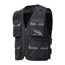 지벤 ZB-V2123 포켓 라이더 베스트 근무복 조끼, XL