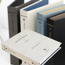 아이코닉 바인더 양장 사진 앨범 포토북 커버, 인디블루