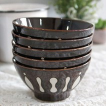 [HEIM] j.하나야카 대접 5P set, 브라운