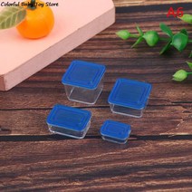 미니 하우스 미니어처 만들기 모형1/12 돌 하우스 미니 신선한 유지 상자 도시락 모델 주방 식기 장식 4, 01 A6