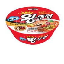 팔도왕뚜껑 미니 왕뚜껑 컵라면 80g, 6개