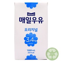 푸드올마켓_ 매일우유 3.4% 오리지널 1L /멸균우유