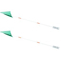 자전거 웨건 트레일러 짐칸 리어카 어린이 안전 깃발 광고 기둥, 1.Green, 1개