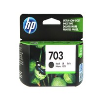 HP정품 CD888AA NO.703 컬러 데스크젯 F735 D730 K109A K209A 잉크, CD887AA(검정)