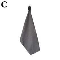 골프 마그네틱 타월 업그레이드 클럽 후크 청소 스포츠 농구 공 파인애플 그리드 마그넷 A9F3, [03] gray