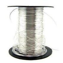 실버 와이어 20개 DIY 솔리드 9999 스털링 팔찌 목걸이 귀걸이 고급 보석 가공, 0.4mmx100cm