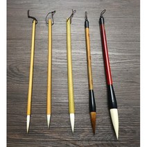 일본직발송 3. U % 26E STORE UE STORE 5개 세트 초보 일본화·수묵화용 붓 감기 B06XKZS629, One Size_One Color, One Color