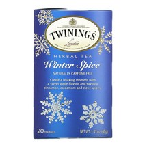 트와이닝 허브티 윈터 스파이스 40g 20티백 Twinings Herbal Tea Winter Spice, 1팩