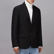 후앙스 남자 베이직 오버핏 투버튼 싱글 블레이져 자켓 TOJK-4506