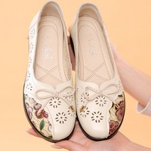 여성 단화 데일리 중년 캐주얼 엄마 구두 할머니 슈즈 2cm대