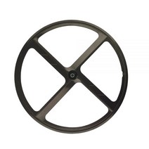 픽시휠셋 트랙 자전거 700C 휠 4 스포크 픽시 Bicycle Mag TRI 휠셋 마그네슘 합금 Freewheel Rims 사이클 부품 V-브레이크, White Front Wheel