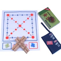 6형제 민속 윷놀이세트 중형 윷놀이판세트 명절게임 _74563EA, 상미 본상품선택