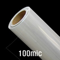 PET필름 투명필름 아스테이지 비접착 12~250mic 다양한 폭/길이 폴리에스터필름, PET 투명필름, 100mic 740mmx100M