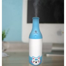 초딩 아들용 미니 초음파 캐릭터 가습기 무소음 분무량많은 가정용대용량, 브라운
